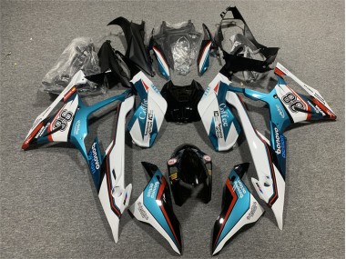 Bleu Rouge Blanc Motul 98 Carénage Moto BMW S1000RR 2019-2022 Pas Chère