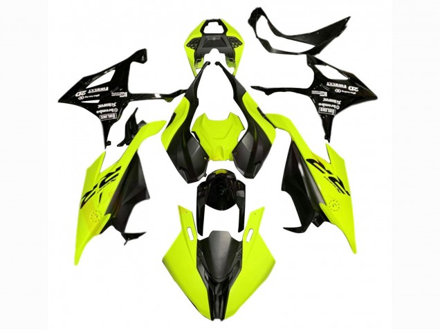Vert Citron Noir Carénage Moto BMW S1000RR 2019-2022