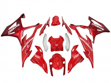 Rouge Argent MaxWrist Carénage Moto BMW S1000RR 2019-2022 Pas Chère