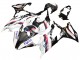 Blanc Noir Rose Oxford Carénage Moto BMW S1000RR 2019-2022