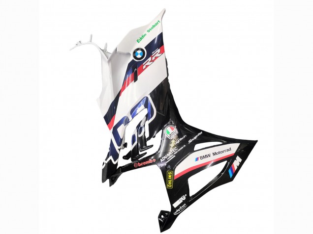 Blanc Noir Rose Oxford Carénage Moto BMW S1000RR 2019-2022