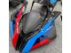Noir Bleu Rouge Fibre de Carbone Carénage Moto BMW S1000RR 2019-2022