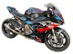 Noir Bleu Rouge Fibre de Carbone Carénage Moto BMW S1000RR 2019-2022