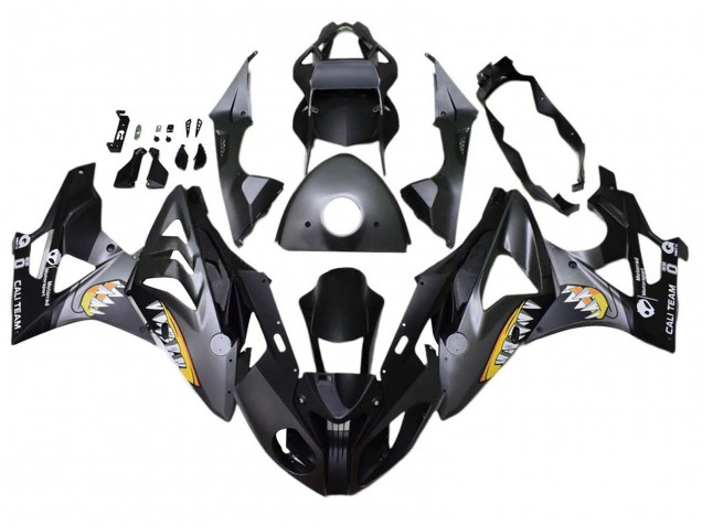 Gris Noir Jaune Requin Carénage Moto BMW S1000RR 2017-2018