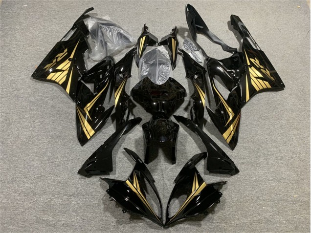 Or Noir Brillant Carénage Moto BMW S1000RR 2017-2018