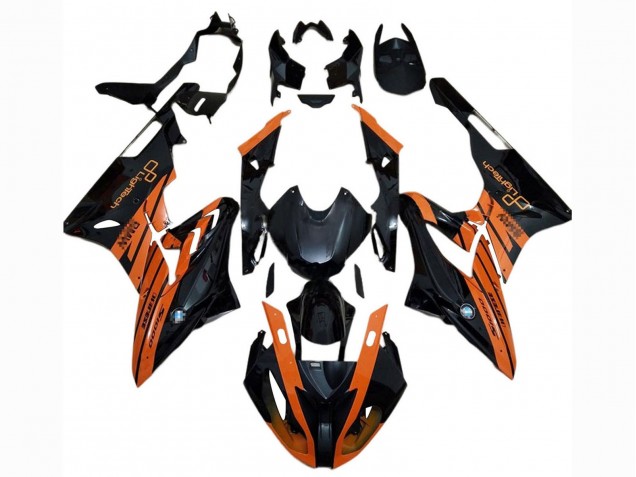 Orange Noir Carénage Moto BMW S1000RR 2017-2018