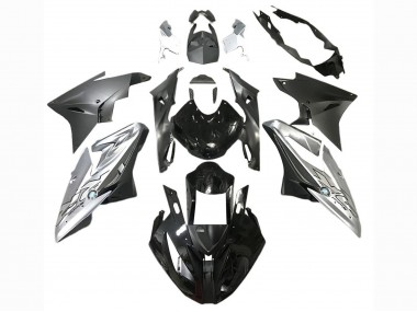 Argent Noir Carénages Moto BMW S1000RR 2017-2018 Pas Chère