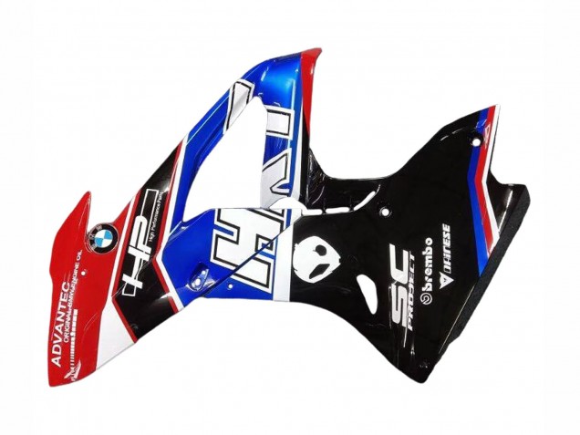 Blanc Bleu Rouge Noir Brillant Kits Carénage Moto BMW S1000RR 2017-2018