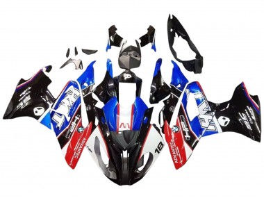 Blanc Bleu Rouge Noir Brillant Kits Carénage Moto BMW S1000RR 2017-2018 Pas Chère