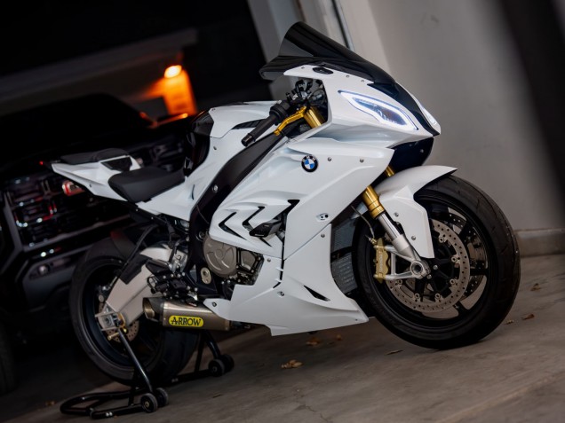 Blanc Brillant Carénage Moto BMW S1000RR 2017-2018