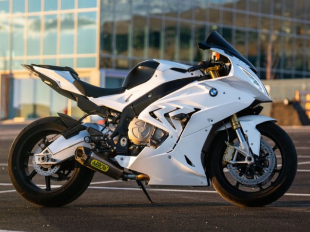 Blanc Brillant Carénage Moto BMW S1000RR 2017-2018