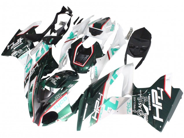 Blanc Vert Carénage Moto BMW S1000RR 2017-2018