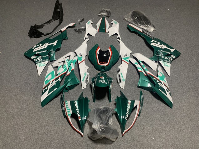 Blanc Vert Carénage Moto BMW S1000RR 2017-2018