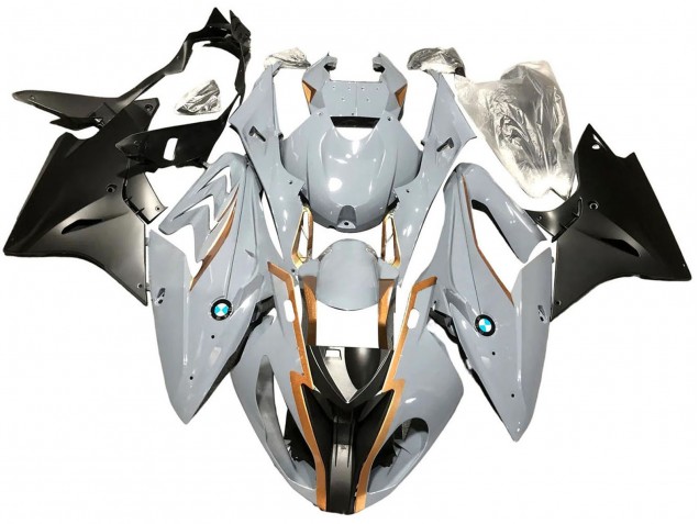 Nardo Gris Noir Mat Carénage Moto BMW S1000RR 2017-2018