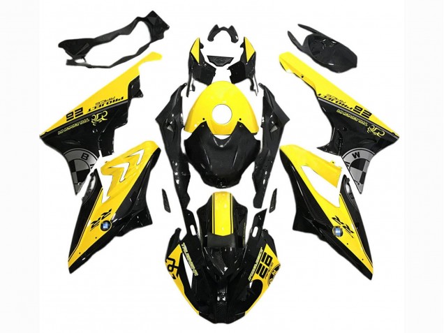 Jaune Noir Carénage Moto BMW S1000RR 2017-2018