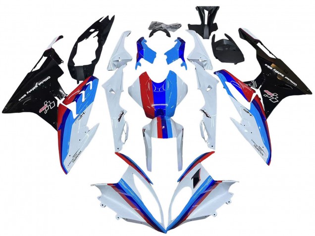 Blanc Rouge Bleu Noir Brillant Kits Carénages Moto BMW S1000RR 2015-2016