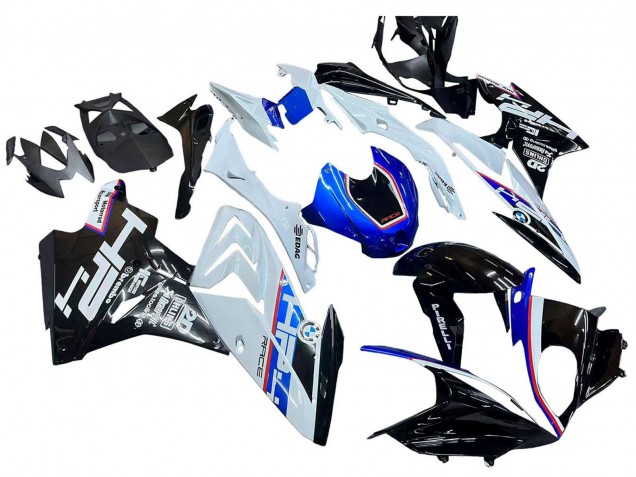 Blanc Bleu Noir Brillant Kits Carénages Moto BMW S1000RR 2015-2016
