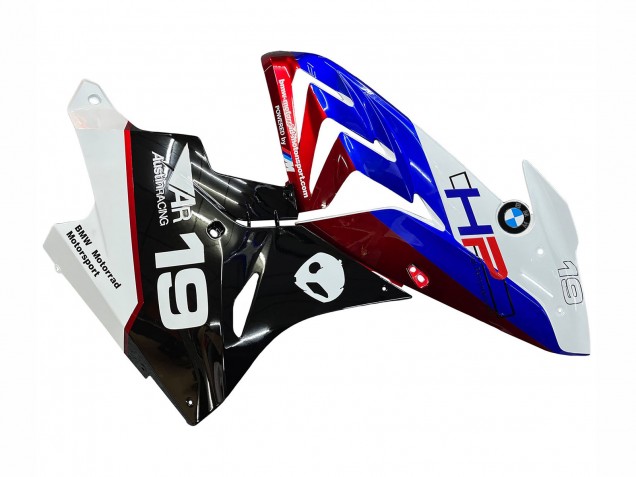 Blanc Rouge Bleu Noir Kits Carénages Moto ABS BMW S1000RR 2015-2016