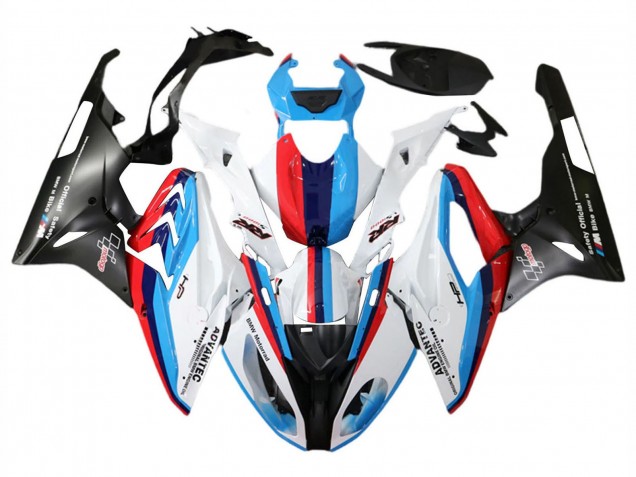 Blanc Rouge Bleu Noir Mat Carénages Moto BMW S1000RR 2015-2016