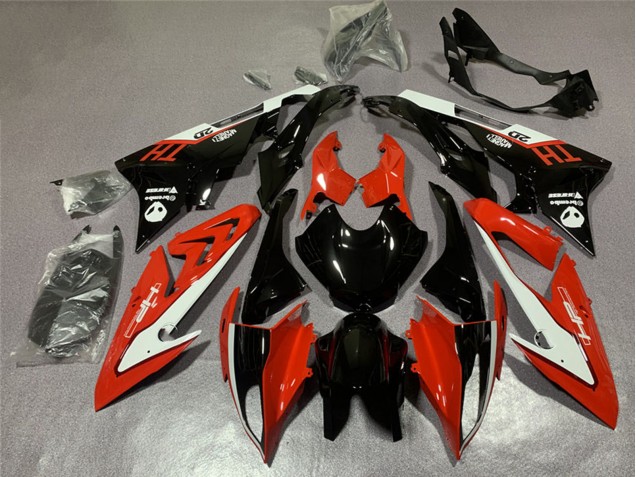 Blanc Rouge Noir Brillant Carénage Moto BMW S1000RR 2015-2016