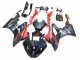 Noir Mat Rouge Carénage Moto BMW S1000RR 2015-2016