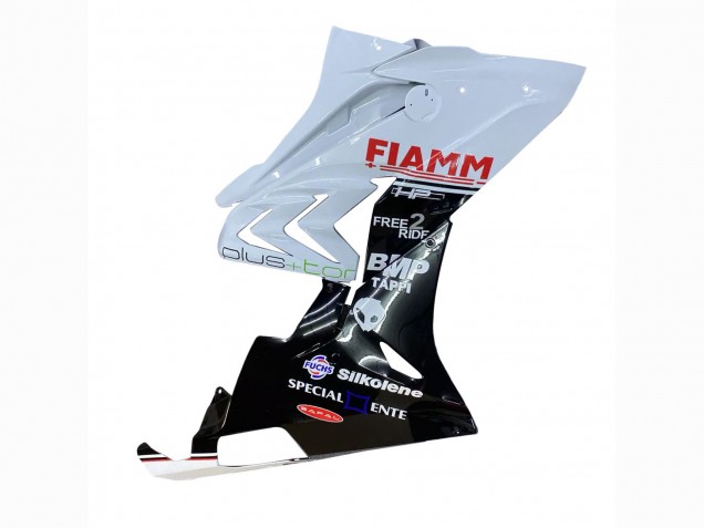 Blanc Noir Brillant Fiamm Carénage Moto BMW S1000RR 2015-2016