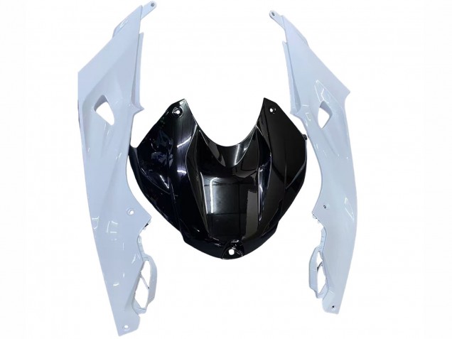Blanc Noir Brillant Fiamm Carénage Moto BMW S1000RR 2015-2016