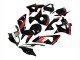 Rouge Noir Brillant Carénages Moto BMW S1000RR 2009-2014