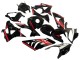 Rouge Noir Brillant Carénages Moto BMW S1000RR 2009-2014