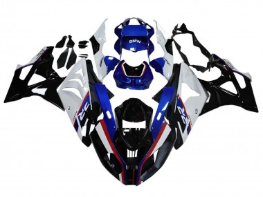 Blanc Rouge Bleu Noir Carénages Moto BMW S1000RR 2009-2014 Pas Chère