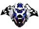 Blanc Rouge Bleu Noir Carénages Moto BMW S1000RR 2009-2014
