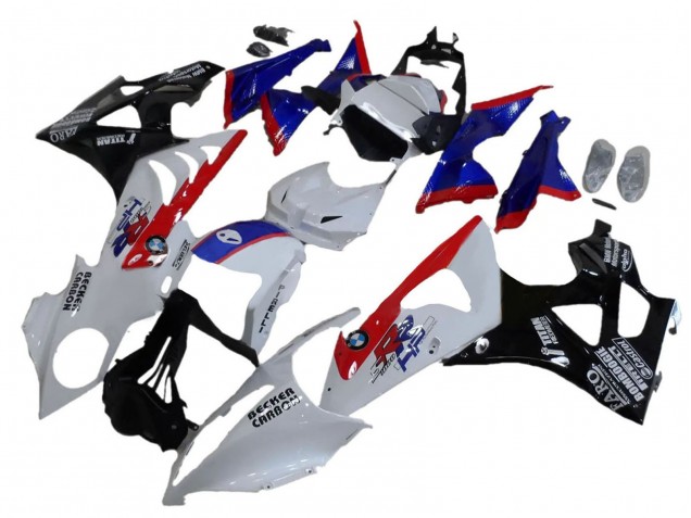 Blanc Rouge Bleu Noir Brillant Carénage ABS BMW S1000RR 2009-2014