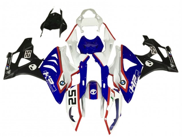 Blanc Rouge Bleu Noir HP Carénages Moto BMW S1000RR 2009-2014