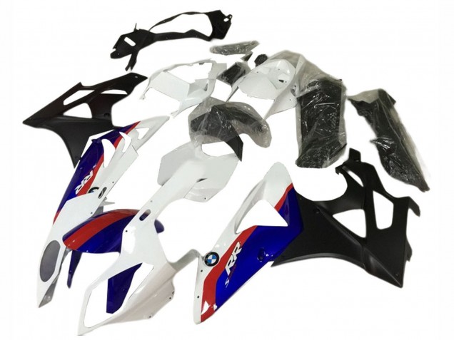 Blanc Rouge Bleu Noir Carénage Moto BMW S1000RR 2009-2014