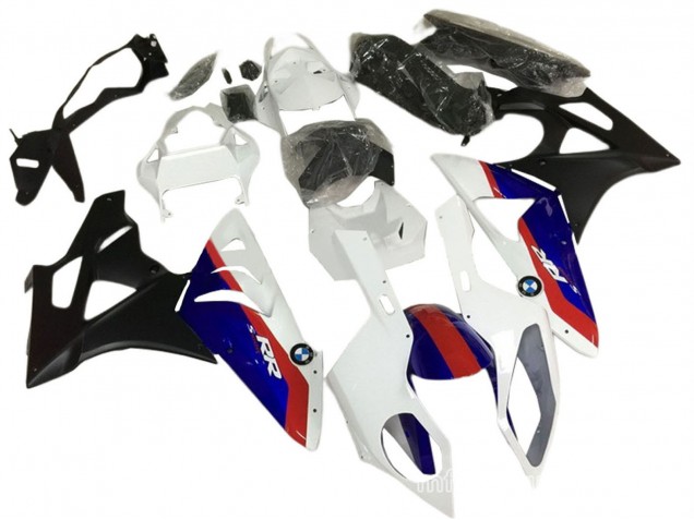 Blanc Rouge Bleu Noir Carénage Moto BMW S1000RR 2009-2014