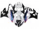 Blanc Rouge Bleu Noir Brillant HP Becker Carbon Carénage Moto BMW S1000RR 2009-2014