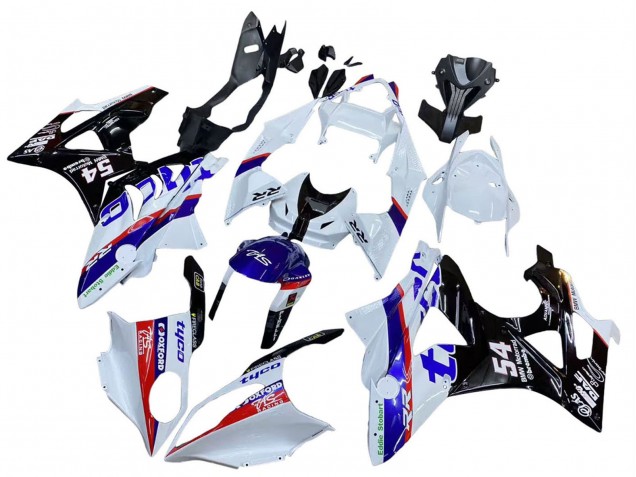 Blanc Rouge Bleu Noir Tyco Carénage Moto BMW S1000RR 2009-2014