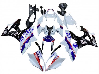 Blanc Rouge Bleu Noir Tyco Carénage Moto BMW S1000RR 2009-2014 Pas Chère