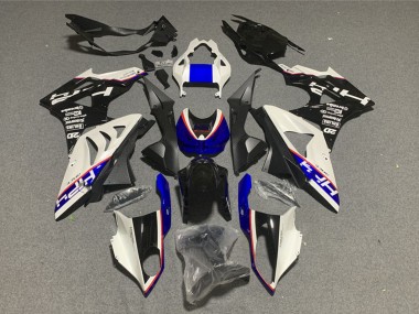 Blanc Rouge Bleu Noir Fibre de Carbone HP Carénage Moto BMW S1000RR 2009-2014 Pas Chère