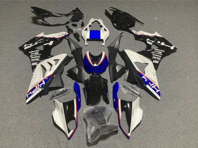 Blanc Rouge Bleu Noir Fibre de Carbone HP Carénage Moto BMW S1000RR 2009-2014