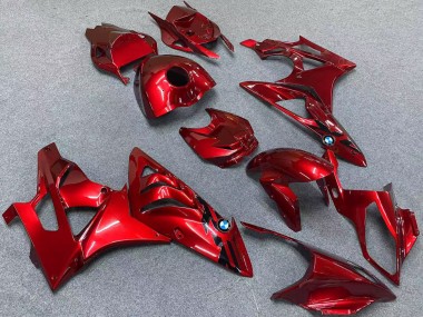 Rouge Carénage Moto BMW S1000RR 2009-2014 Pas Chère