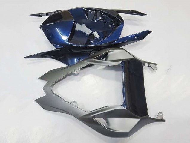Argent Bleu Noir Brillant Carénage Moto BMW S1000RR 2009-2014