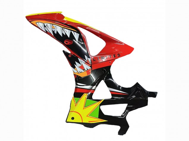 Rouge Bleu Jaune Requin Carénage Moto BMW S1000RR 2009-2014