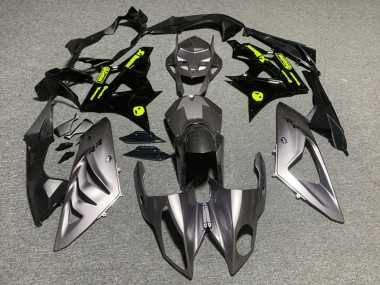 Argent Noir Brillant Vert Carénage Moto BMW S1000RR 2009-2014 Pas Chère