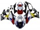 Blanc Rouge Jaune Noir Castrol Carénage Moto BMW S1000RR 2009-2014