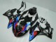 Bleu Rouge Noir Mat Castrol Carénage Moto BMW S1000RR 2009-2014