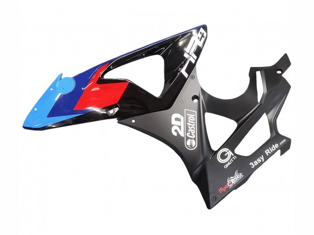 Bleu Rouge Noir Mat Castrol Carénage Moto BMW S1000RR 2009-2014