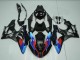 Bleu Rouge Noir Mat Castrol Carénage Moto BMW S1000RR 2009-2014