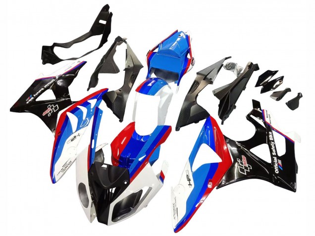 Blanc Rouge Bleu Noir Brillant Complet Carénage Moto BMW S1000RR 2009-2014