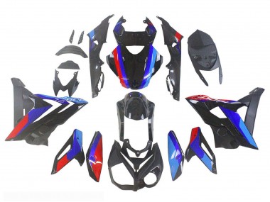 Bleu Rouge Noir Carénage Moto BMW S1000R 2014-2016 Pas Chère